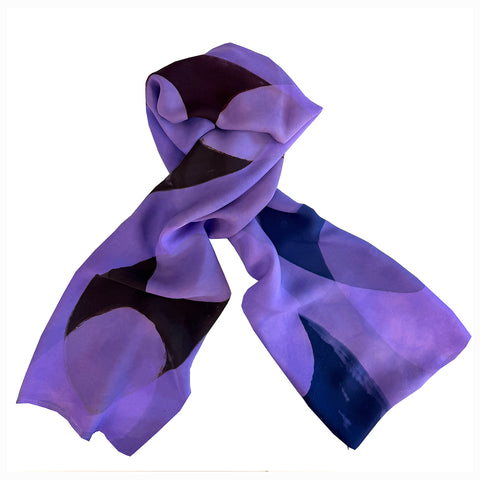 Amethyst Oval georgette