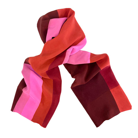 Fuchsia Luxury weight silk crepe