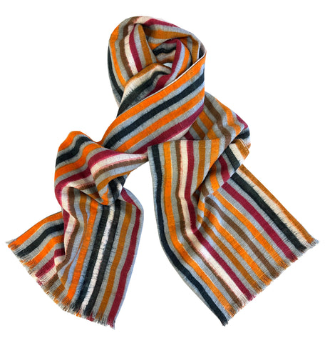 Autumn heavy silk scarf