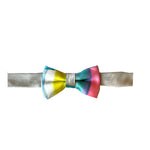 Child's ready-tied bow with salmon